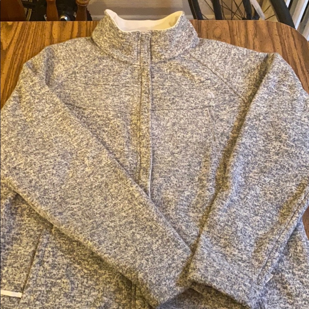 The North Face zip sweatshirt jacket